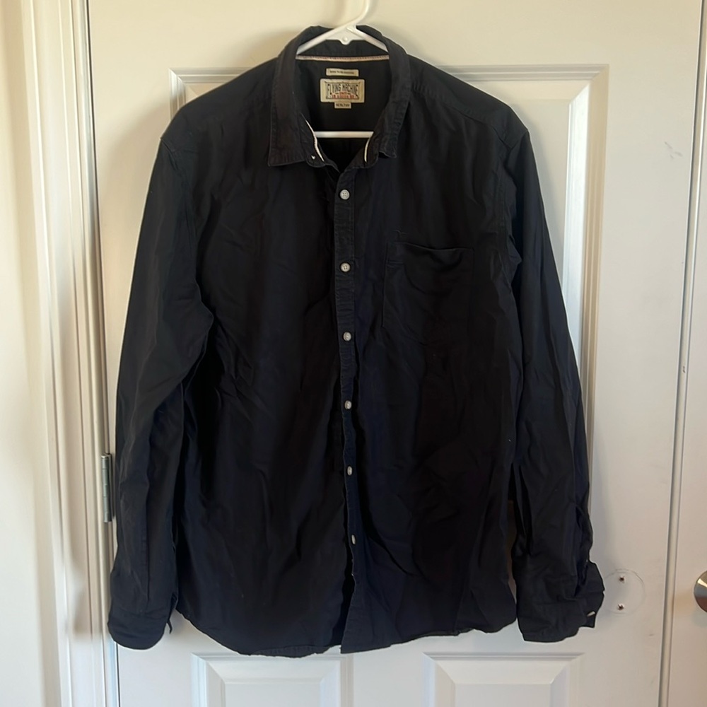 Flying Machine Black Casual Long Sleeve Shirt